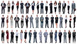 © ASDF - collage of a variety of business people standing in a row