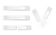© sabelskaya - White stick pack mockup template set - realistic blank sugar packets