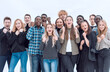 © ASDF - full length . a group of happy young people standing together