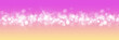 canvas print picture - Abstrakte Wolke aus Lichtpunkten und Lichtreflexen mit hellen Sternen auf rosa und orange Hintergrund