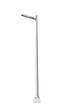 © nuwatphoto - Street light pole isolated on a white background