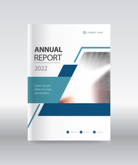 Aufkleber - Abstract annual report Brochure cover design template vector. And use for Business company profile Flyers magazine book poster presentation.  with layout template for easy editable