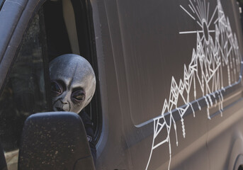 Wall Mural - alien 