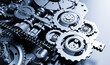 © Photocreo Bednarek - Gears and cogs mechanism. Industrial machine, engine