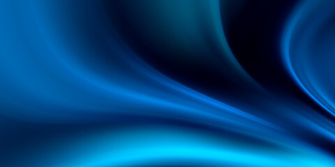 Wall Mural - Blue flow background. Wave water Liquid shape color backdrop. Trendy Art design