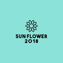 Wall Mural - Creative sun flower logo design