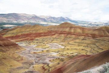 Wall Mural - rainbow mountains in Oregon 