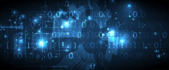 abstract glowing technology background. communication concept. template for science presentation. ve