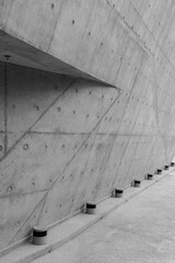 Poster - Exterior of modern architecture. Building abstract background