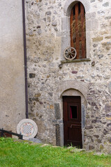 Wall Mural - Old houses in Oneta, Bergamo, Italy. Most beautiful villages in Italy.