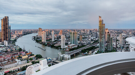 Wall Mural - Bangkok city skyline