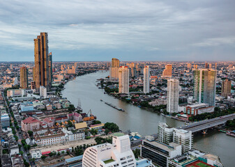 Wall Mural - Bangkok city skyline