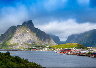 Wall Mural - Scenic view of Reine on the Lofoten, Norway