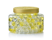 Jar Of Scented Air Freshener Gel Beads
