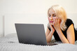 © Anana_go - Sad girl communicates via video link. Remote communication