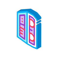 Poster - system unit computer color icon vector. isometric system unit computer sign. color isolated symbol illustration
