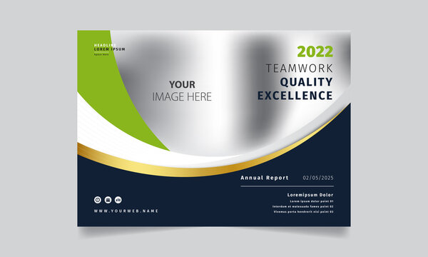 elegant business brochure template in geometric style