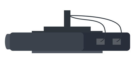 Poster - Router, single icon in monochrome style. Router vector symbol, modern equipment illustration. Device for transmitting Internet signal over a distance, electronic communication appliance isolated