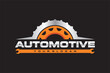 automotive wheel gear emblem logo