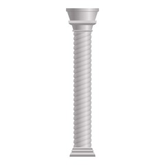 Poster - pillar icon. cartoon of pillar vector icon for web design isolated on white background