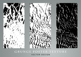 Poster - Grunge white and black wall background. Vector illustration.