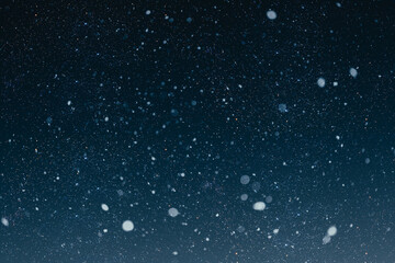 a christmas night sky background with blur