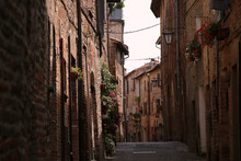 Alley In The Village Of Citta Della Pieve, Italy