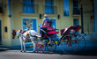Kutsche auf den Straßen von Havanna