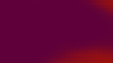 Poster - Dots halftone red purple color pattern gradient texture with technology digital background. Dots pop art comics style.
