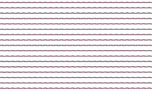 Horizontal Pattern Of Black And Pink Irregular Wavy Lines.