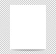 © 4zevar - Single pape. Vector white realistic paper page with curled corner. Vector illustration