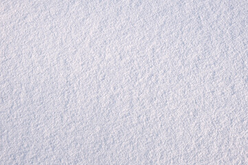 Poster - White fine snow surface texture background, winter background
