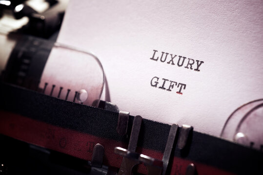 Luxury gift concept view