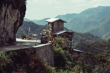 Wall Mural - a building on a hill