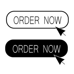 Aufkleber - order now button on white background. order now sign. flat style.