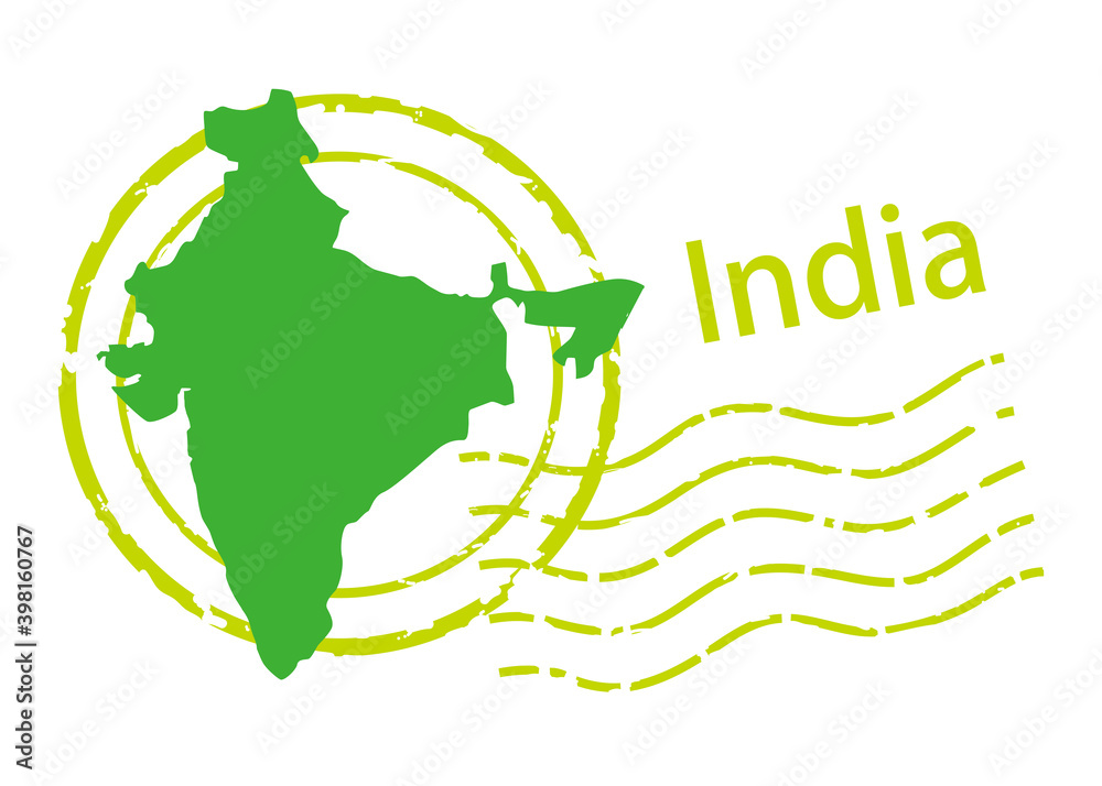Postmark of import , export business image, postmark icon, illustration ...
