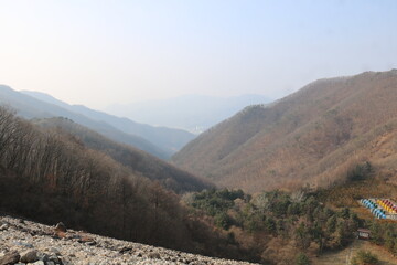 Wall Mural - view from the mountain