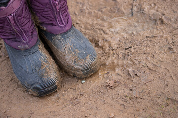 muddy walk