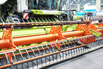 Wall Mural - Rotary combine harvester on exhibition