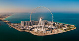 Fototapeta Miasto - Ain Dubai ferris wheel on Bluewaters island in Dubai, UAE