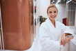 © Viacheslav Yakobchuk - Joyous spa client smiling at the camera