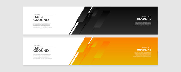 Wall Mural - creative web banners of standard size with a place for photos. vertical, horizontal and square templ