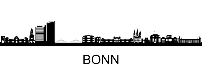 Wall Mural - Bonn Skyline