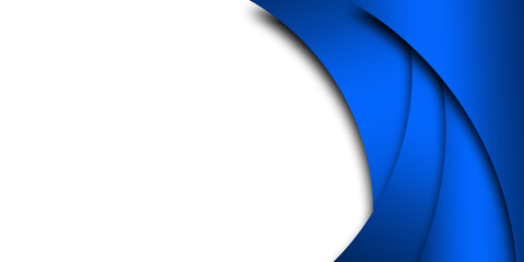 Poster - 
Modern futuristic blue white abstract background for presentation design, banner, and business card 