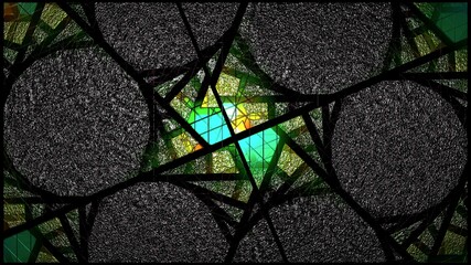 Wall Mural - 4k uhd wallpaper background art windows apple android mac cgi graphics abstract colourful triangles