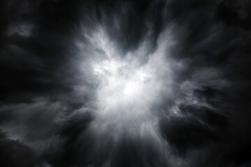 Wall Mural - storm clouds background