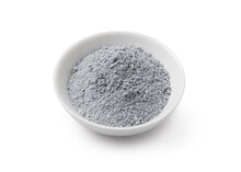 Cosmetic Clay Powder In White Bowl