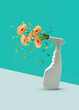 © Yaroslav Danylchenko/Stocksy - Refreshing air sprey with flowers.