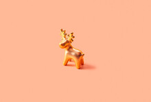 Animal Figure Of Golden Deer.