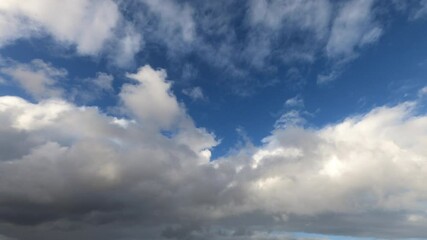 Wall Mural - blue sky with clouds
